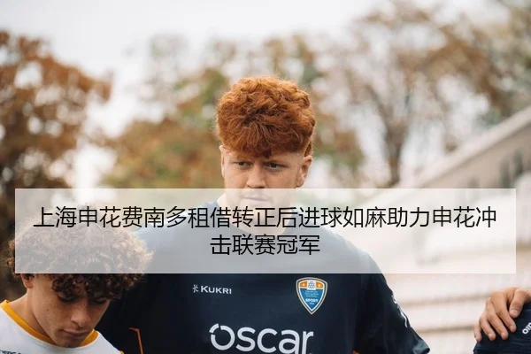 上海申花费南多租借转正后进球如麻助力申花冲击联赛冠军